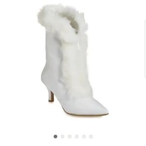 Faux fur boots